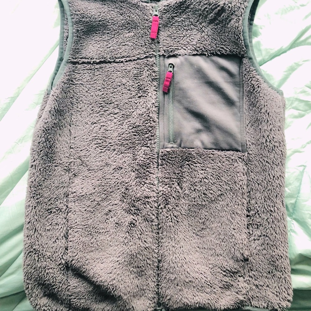 Columbia fleece vest purple/grey colour